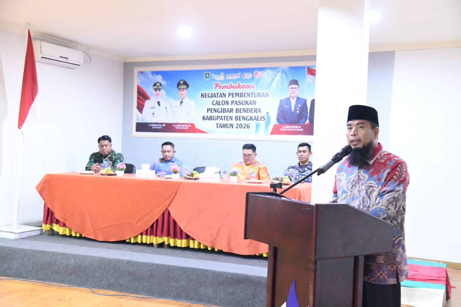 75 Pelajar Terbaik Bengkalis Mulai Diklat Paskibraka, Siap Kibarkan Merah Putih pada HUT RI ke-81