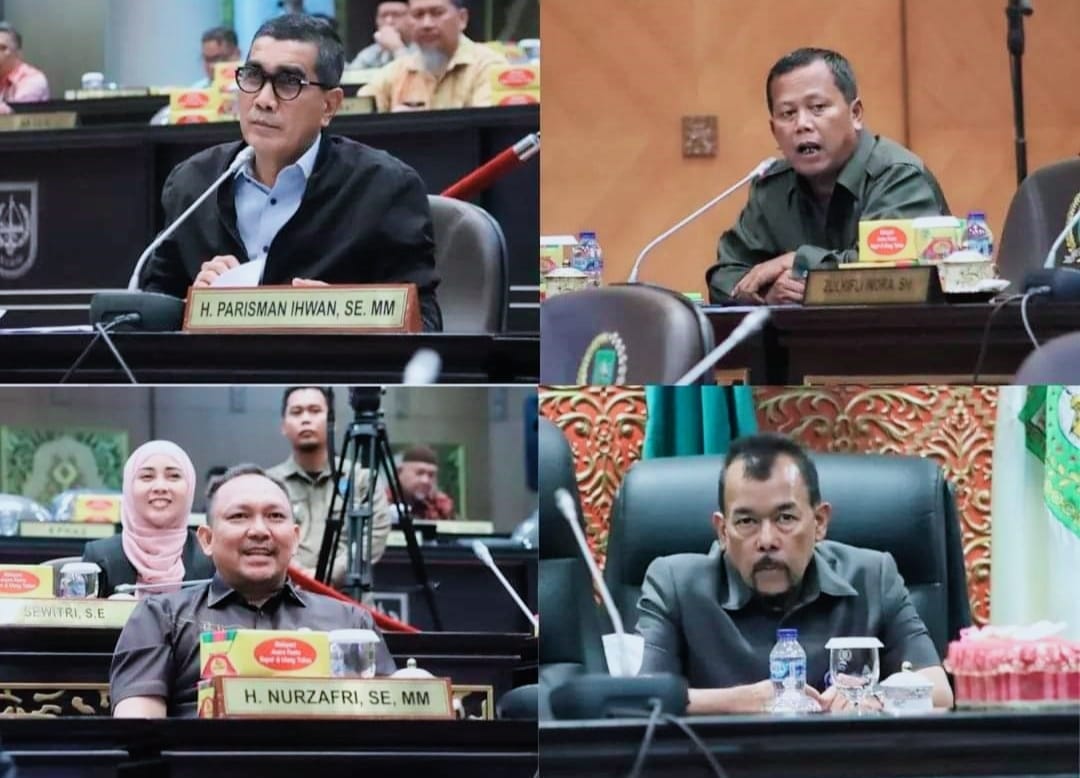 DPRD Riau Paripurna Pandangan Kepala Daerah Terhadap Ranperda
