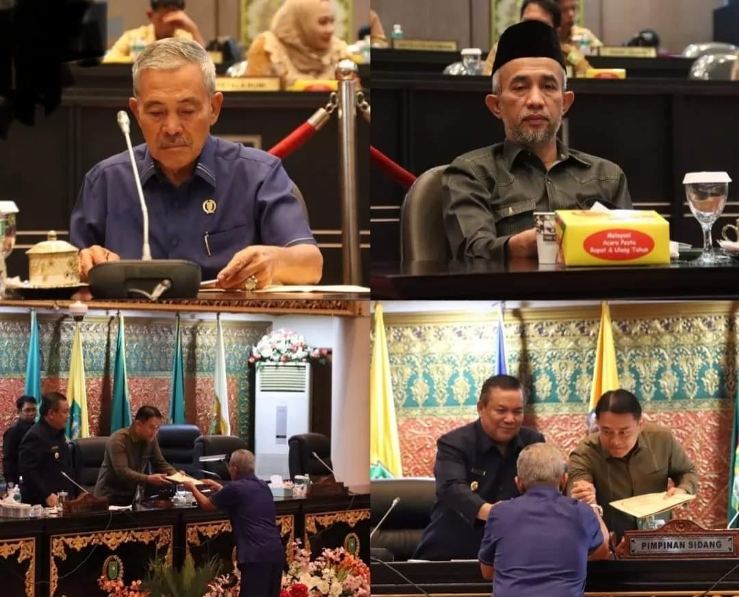 DPRD Riau Serahkan Rekomendasi Pansus LKPj 2023