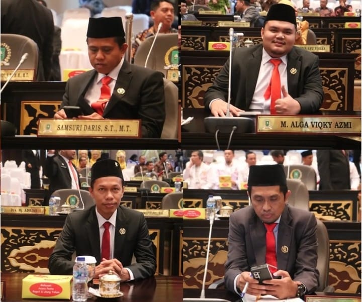 Pimpinan DPRD Riau Periode 2024-2029 Resmi Dilantik