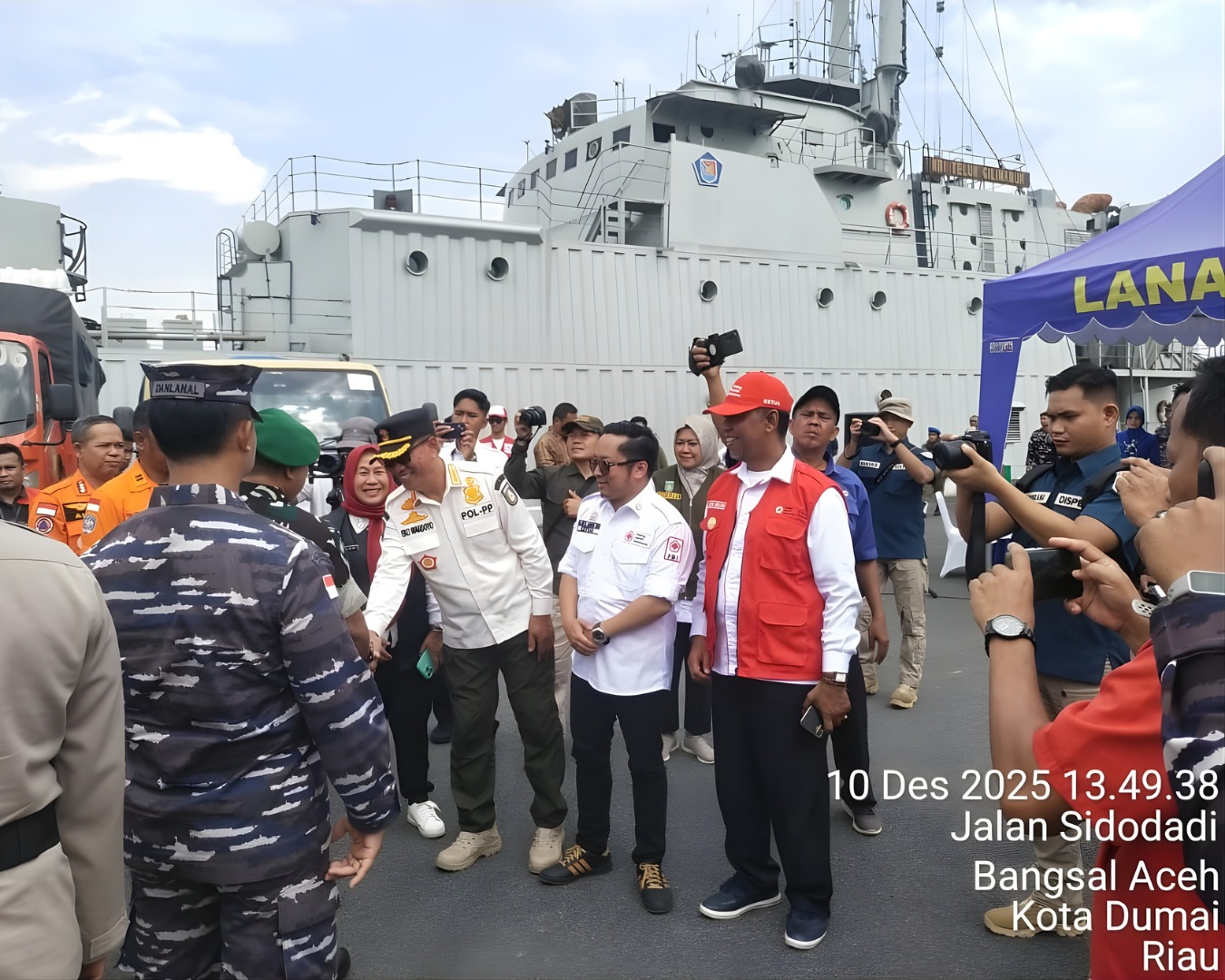 Bantuan Kemanusiaan Tahap II dari Riau Dilepas ke Aceh Tamiang