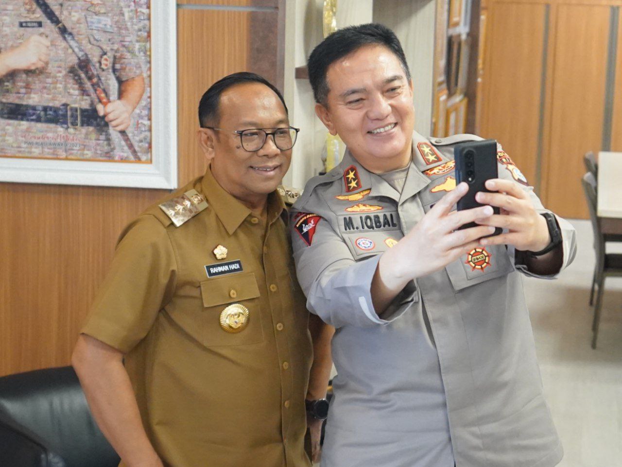 Pj Gubri Berkunjung ke Polda Riau, Ini Tujuannya