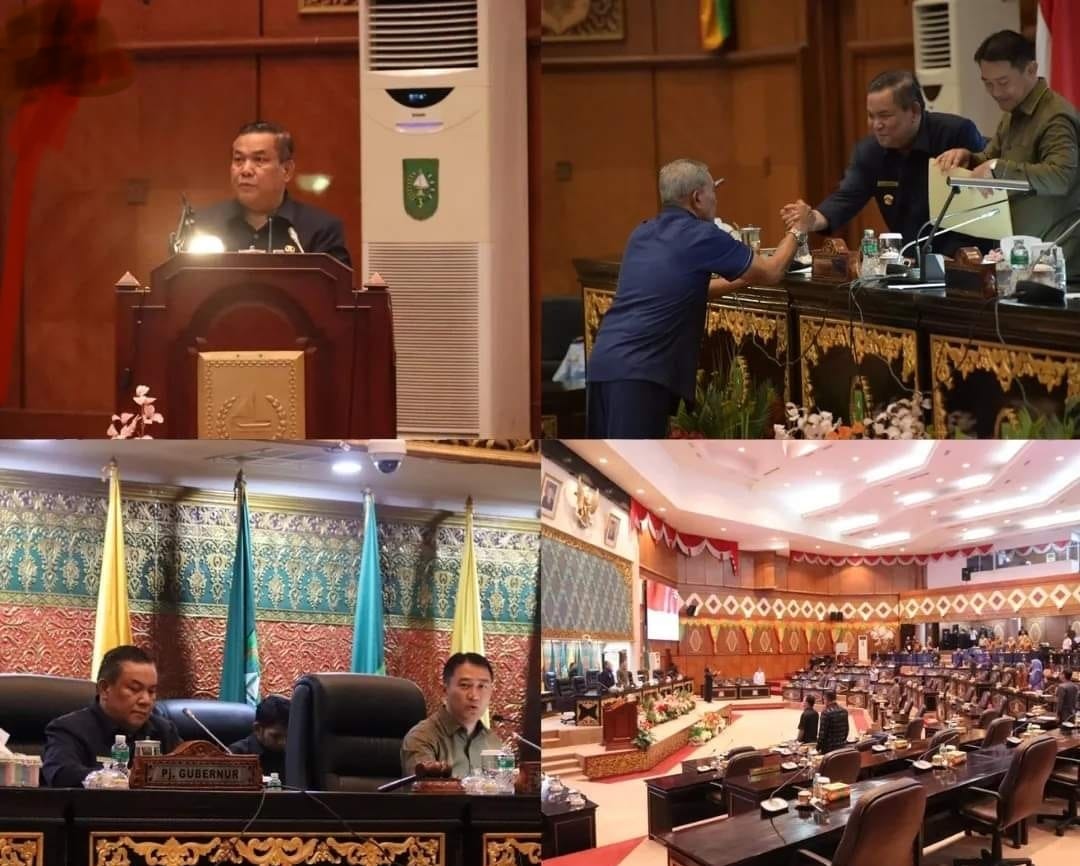 DPRD Riau Serahkan Rekomendasi Pansus LKPj 2023